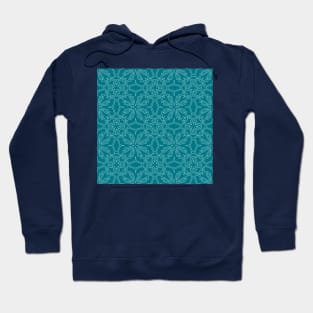 Teal Mosaic Hoodie